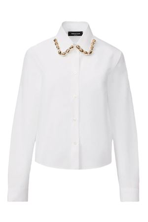 White cotton poplin shirt FABIANA FILIPPI | CAD215F312D65021